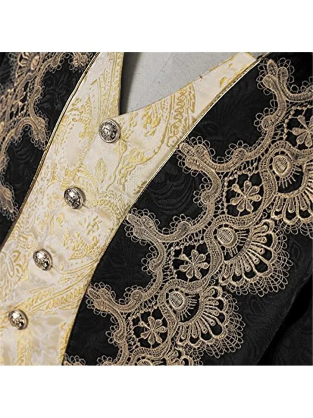 Men's Medieval Steampunk Jacket Victorian Literature Retro Gothic Tuxedo